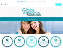 Tablet Screenshot of gibbsortho.com